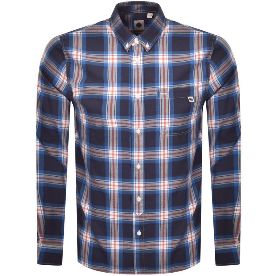 Alternative Image for ProductPretty Green Check Shirt Navy1